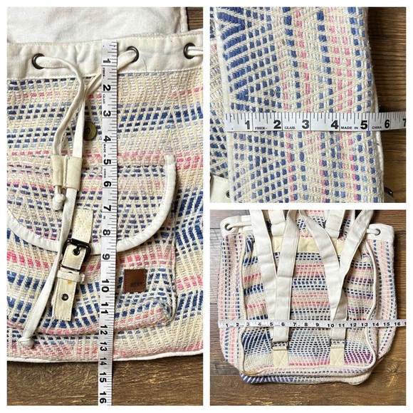 Roxy Woven Drawstring Backpack - Picture 9 of 10